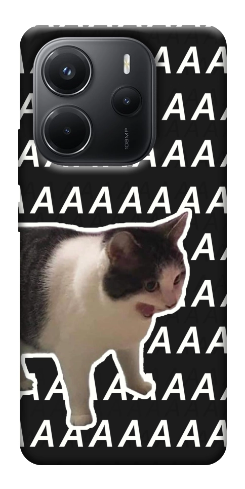 Чохол Сat screaming для Xiaomi Redmi Note 14 4G (Europe version)