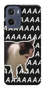 Чехол Сat screaming для Motorola Moto G05