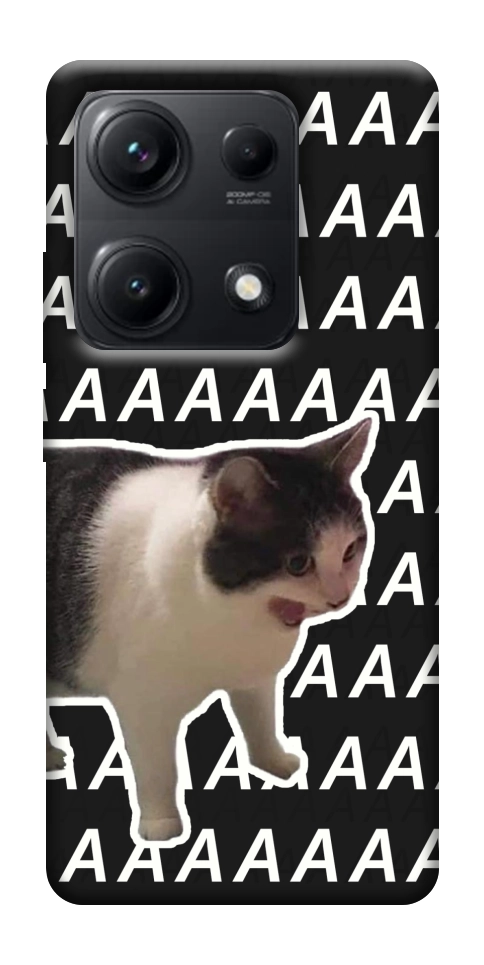 Чехол Сat screaming для Xiaomi Redmi Note 14S