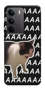 Чехол Сat screaming для Realme C75