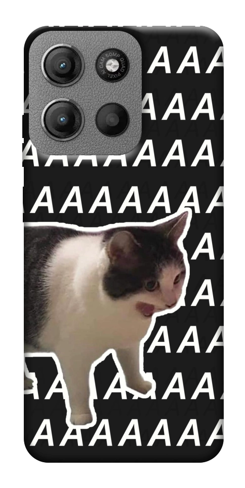Чехол Сat screaming для Motorola Moto G15 4G