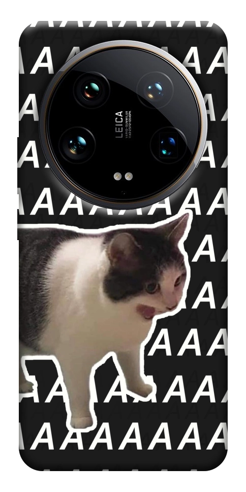 Чехол Сat screaming для Xiaomi 14 Ultra