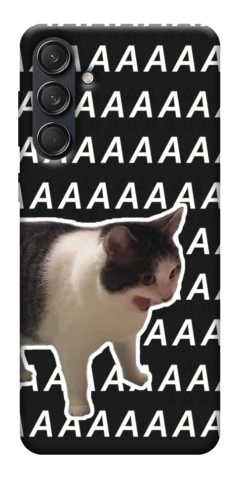 Чохол Сat screaming для Galaxy M55