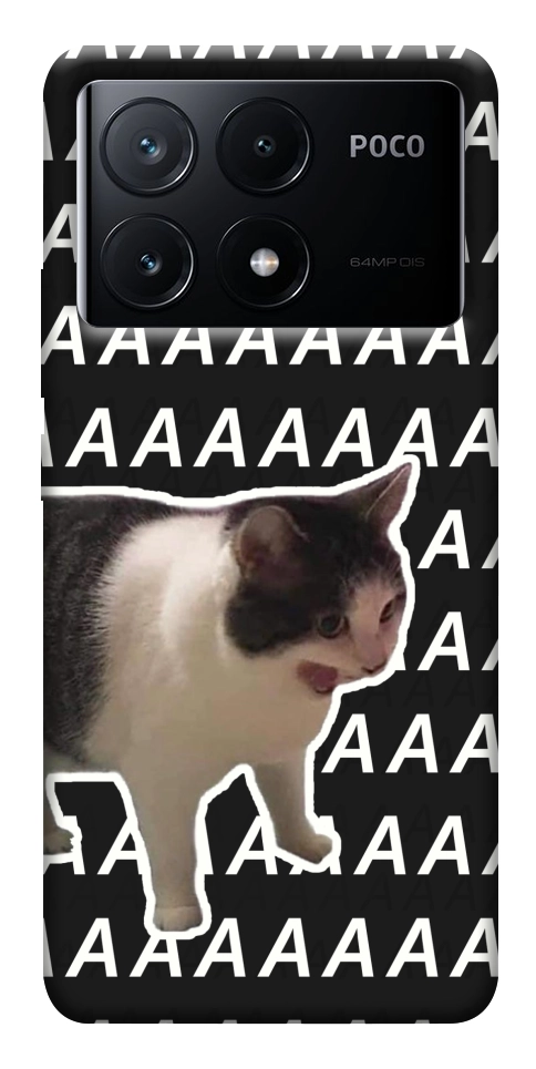 Чехол Сat screaming для Xiaomi Poco X6 Pro
