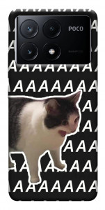 Чохол Сat screaming для Xiaomi Poco X6 Pro