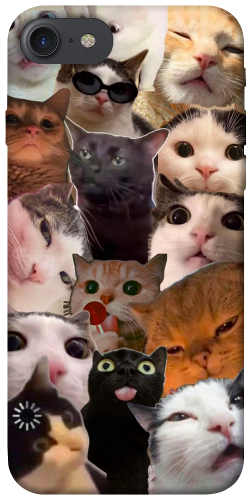 Чохол Сats сollage для iPhone 8