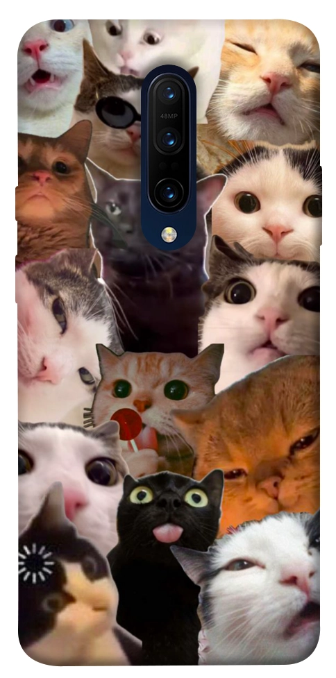 Чехол Сats сollage для OnePlus 7 Pro