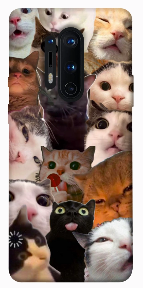 Чехол Сats сollage для OnePlus 8 Pro