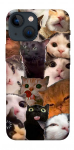 Чохол Сats сollage для iPhone 13 mini