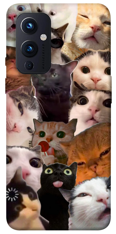 Чохол Сats сollage для OnePlus 9