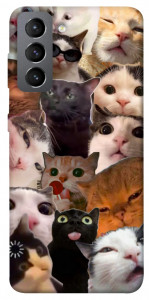 Чехол Сats сollage для Galaxy S21 FE