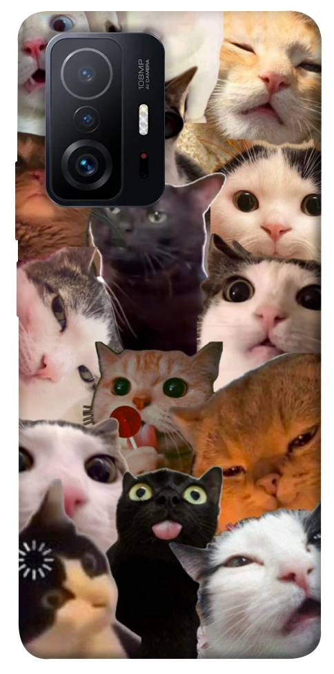 Чехол Сats сollage для Xiaomi 11T