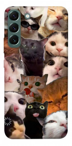 Чехол Сats сollage для Galaxy S22+