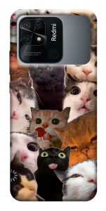 Чохол Сats сollage для Xiaomi Redmi 10C