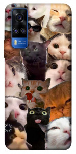 Чехол Сats сollage для Vivo Y51a
