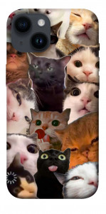 Чехол Сats сollage для iPhone 14