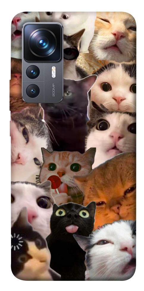 Чохол Сats сollage для Xiaomi 12T
