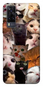 Чохол Сats сollage для Vivo Y31