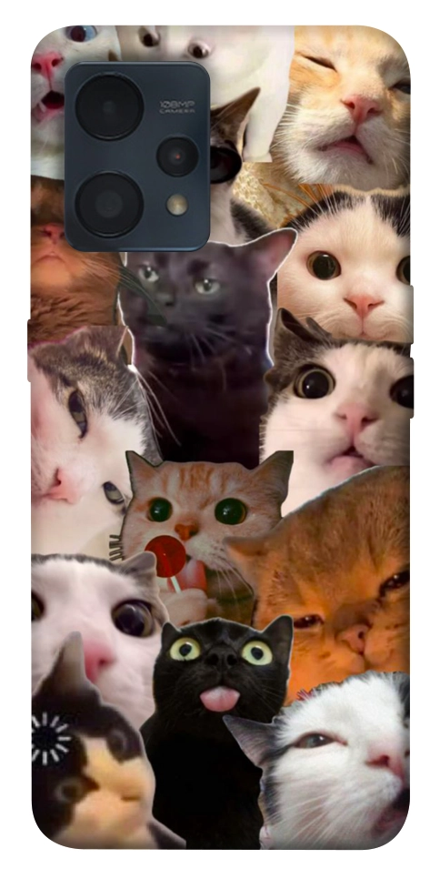 Чохол Сats сollage для Realme 9 Pro+