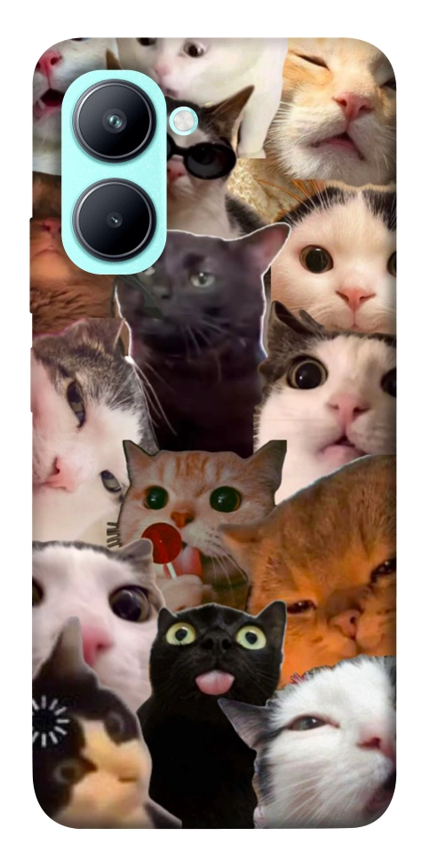Чохол Сats сollage для Realme C33