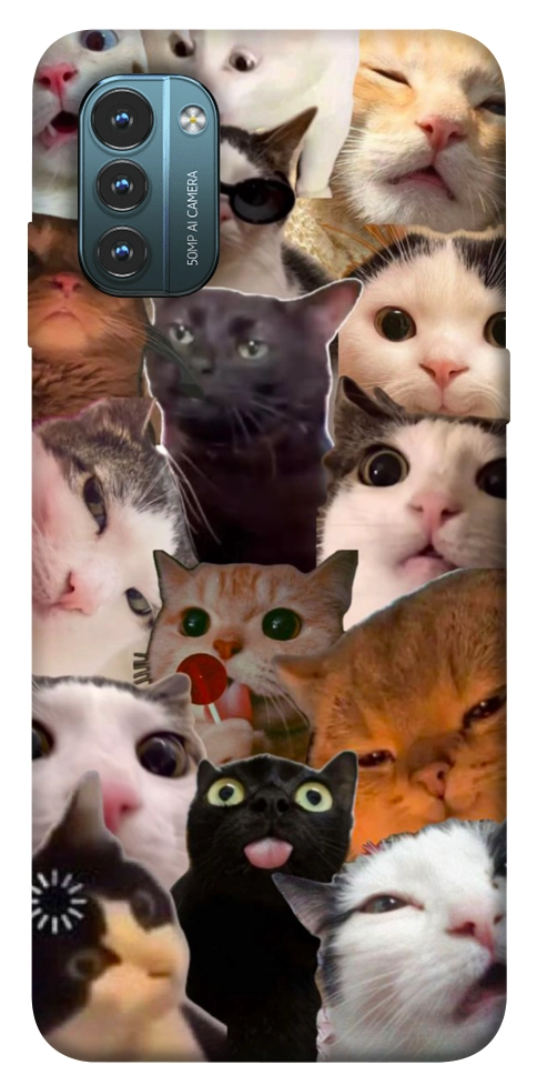 Чохол Сats сollage для Nokia G21