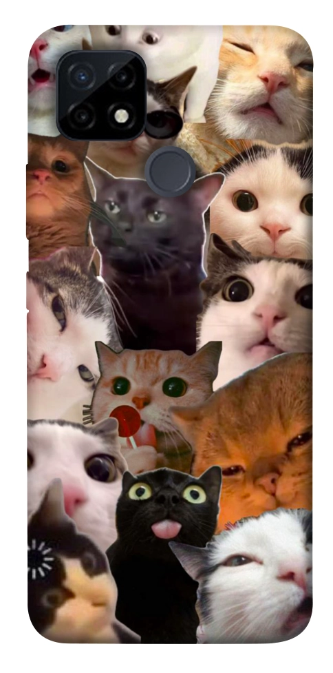 Чохол Сats сollage для Realme C12