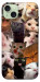 Чехол Сats сollage для iPhone 15 Plus