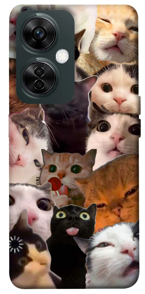 Чехол Сats сollage для OnePlus Nord CE 3 Lite