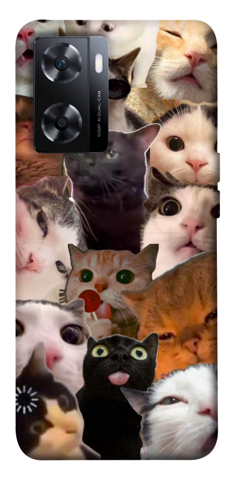 Чехол Сats сollage для OnePlus Nord N20 SE