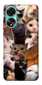 Чехол Сats сollage для Oppo A78 4G