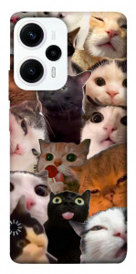 Чехол Сats сollage для Xiaomi Poco F5