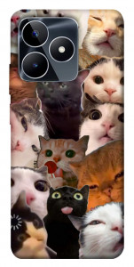 Чехол Сats сollage для Realme C53