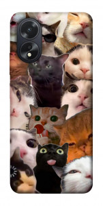 Чохол Сats сollage для Oppo A18