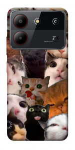 Чохол Сats сollage для ZTE Blade A54 4G