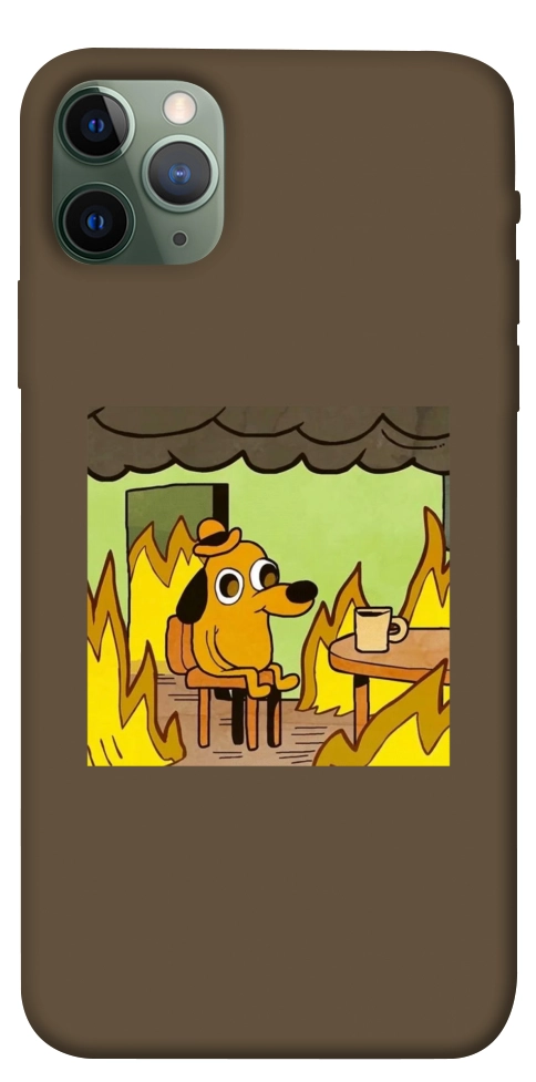Чохол Dog in the fire для iPhone 11 Pro Max