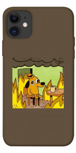 Чохол Dog in the fire для iPhone 11