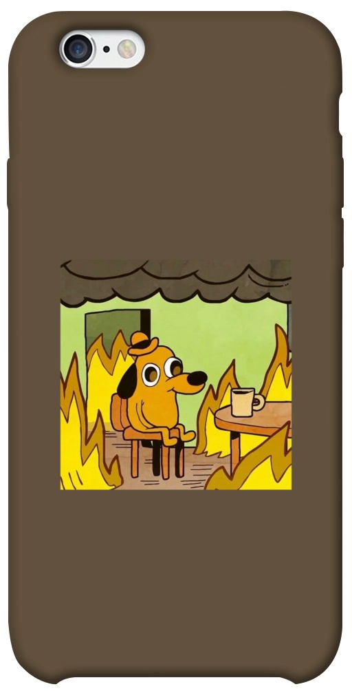 Чохол Dog in the fire для iPhone 6