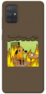 Чехол Dog in the fire для Galaxy A71 (2020)