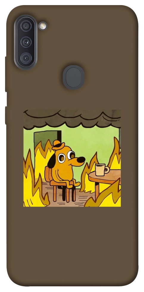 Чохол Dog in the fire для Galaxy A11 (2020)