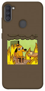 Чохол Dog in the fire для Galaxy A11 (2020)