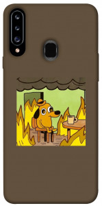 Чохол Dog in the fire для Galaxy A20s (2019)