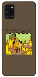 Чехол Dog in the fire для Galaxy A31 (2020)