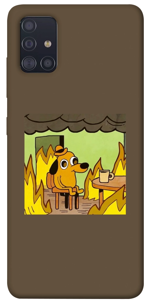 Чехол Dog in the fire для Galaxy A51 (2020)
