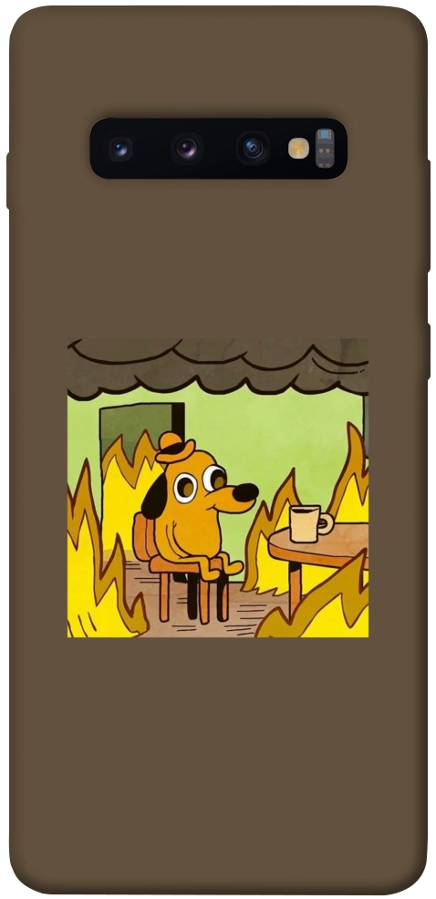 Чохол Dog in the fire для Galaxy S10 Plus (2019)