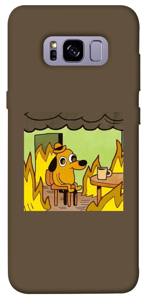 Чохол Dog in the fire для Galaxy S8+