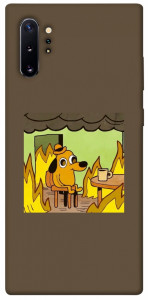 Чехол Dog in the fire для Galaxy Note 10+ (2019)