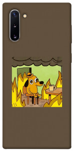 Чехол Dog in the fire для Galaxy Note 10 (2019)