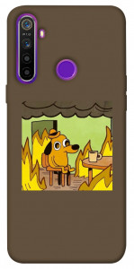 Чохол Dog in the fire для Realme 5