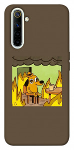 Чохол Dog in the fire для Realme 6