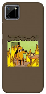 Чехол Dog in the fire для Realme C11
